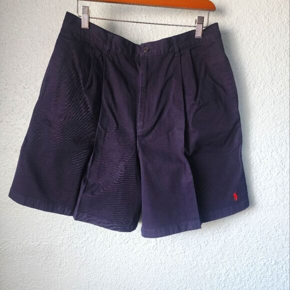Polo by Ralph Lauren Blue High Waist Shorts - Picture 1 of 7